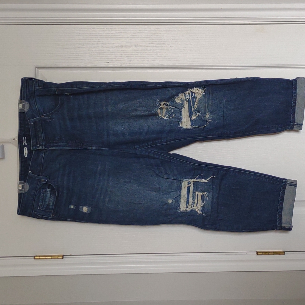 Old Navy power straight high rise jeans